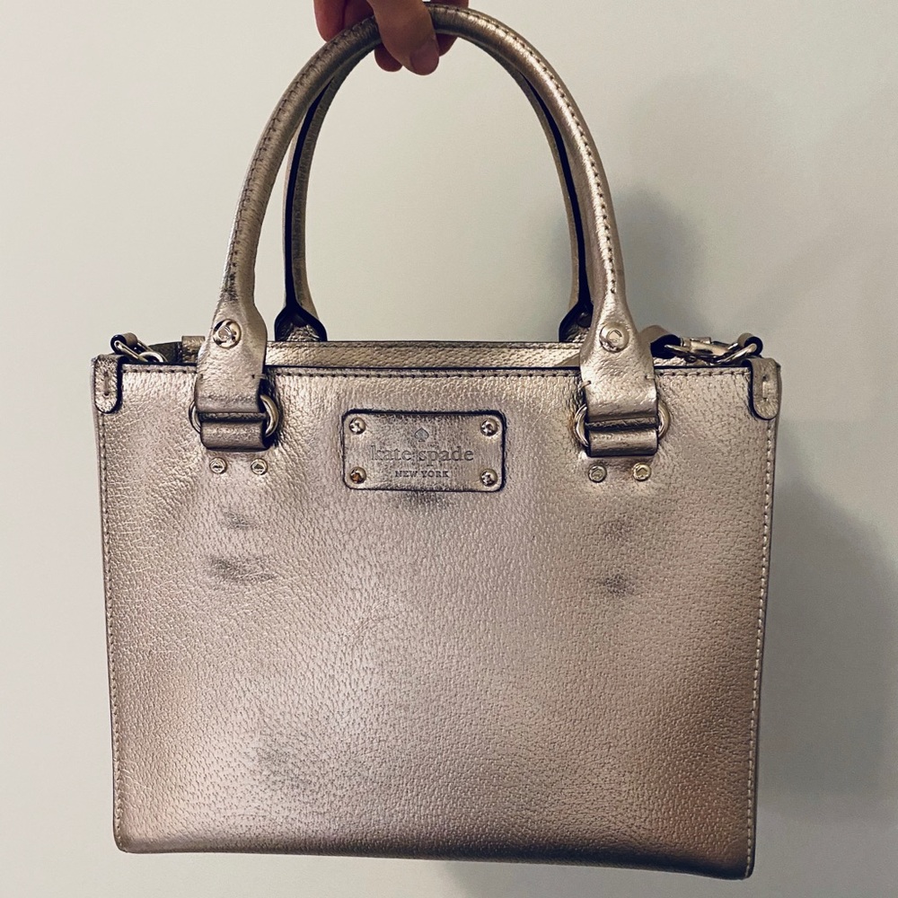 Kate Spade Metallic Satchel
